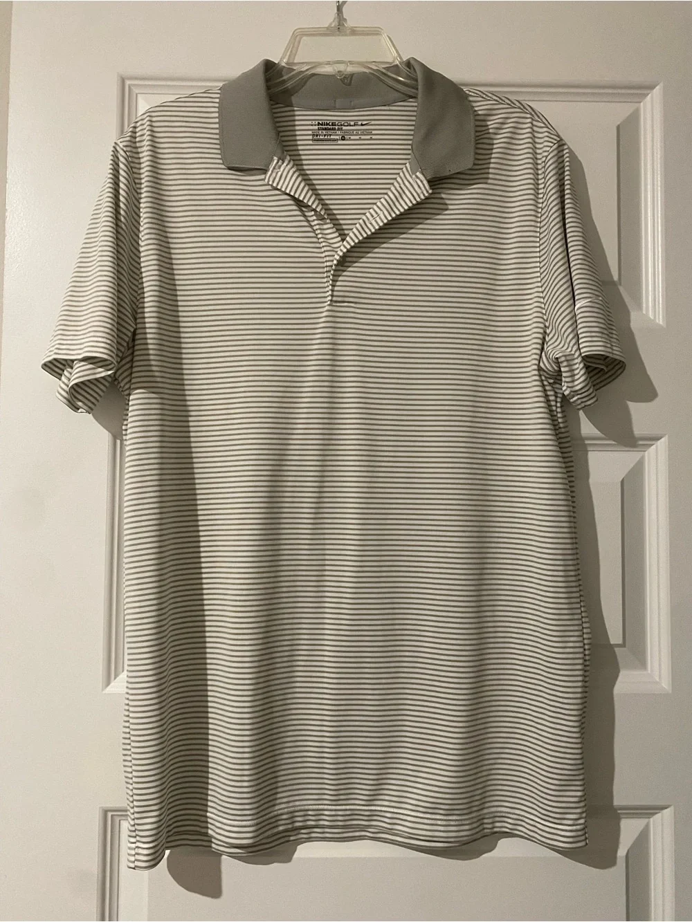 Nike Striped Short-Sleeve Polo Shirt